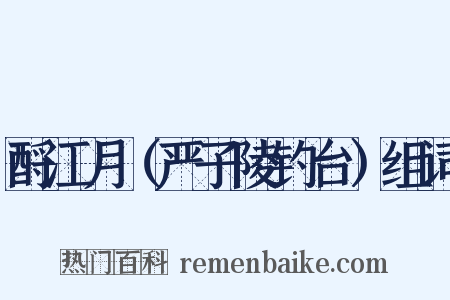 酹江月（严子陵钓台）组词是什么意思的图片